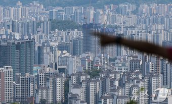 본문 이미지 - 서울 남산에서 바라본 아파트 단지 모습. 2024.5.9/뉴스1 ⓒ News1 김도우 기자