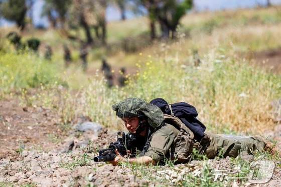 [포토]이스라엘군 시리아와 영토분쟁 골란고원서 훈련
