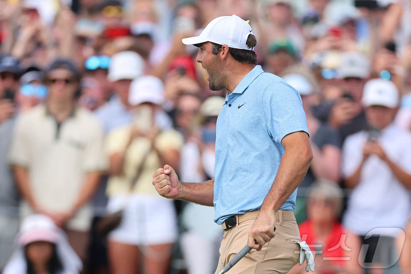 본문 이미지 - 남자 골프 절대 강자 스코티 셰플러(미국). ⓒ AFP=뉴스1