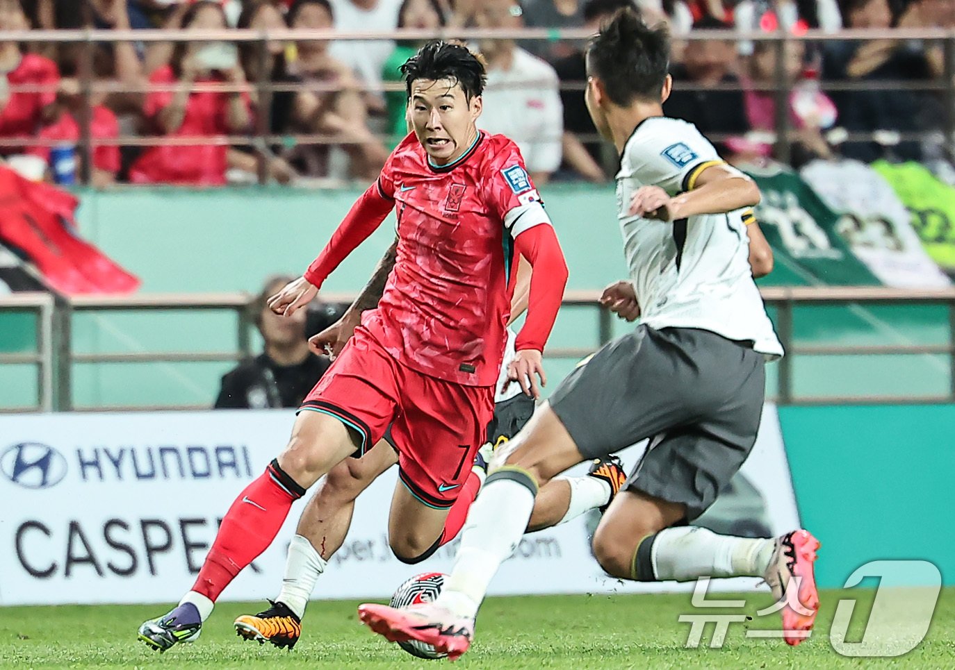 축구대표팀 손흥민. /뉴스1 ⓒ News1 김도우 기자