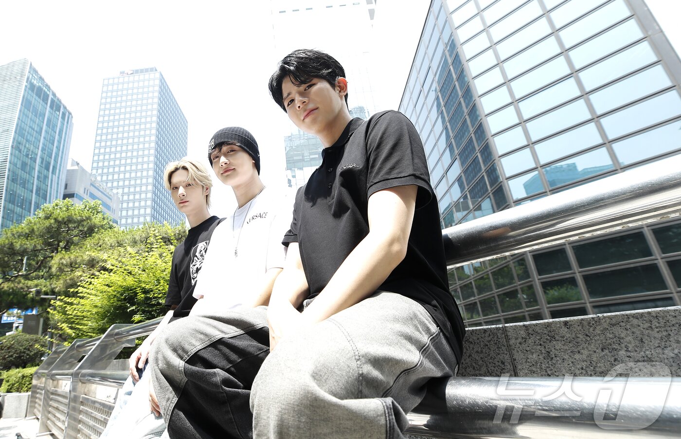 본문 이미지 - 청각장애그룹 빅오션 지석, 현진, 찬연(왼쪽부터) ⓒ News1 권현진 기자