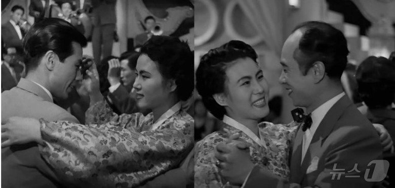 본문 이미지 -  1956년 한형모 감독의 영화 '자유부인' 중 한 장면. 정비석의 소설 '자유부인'이 원작이다. ⓒ 뉴스1 DB