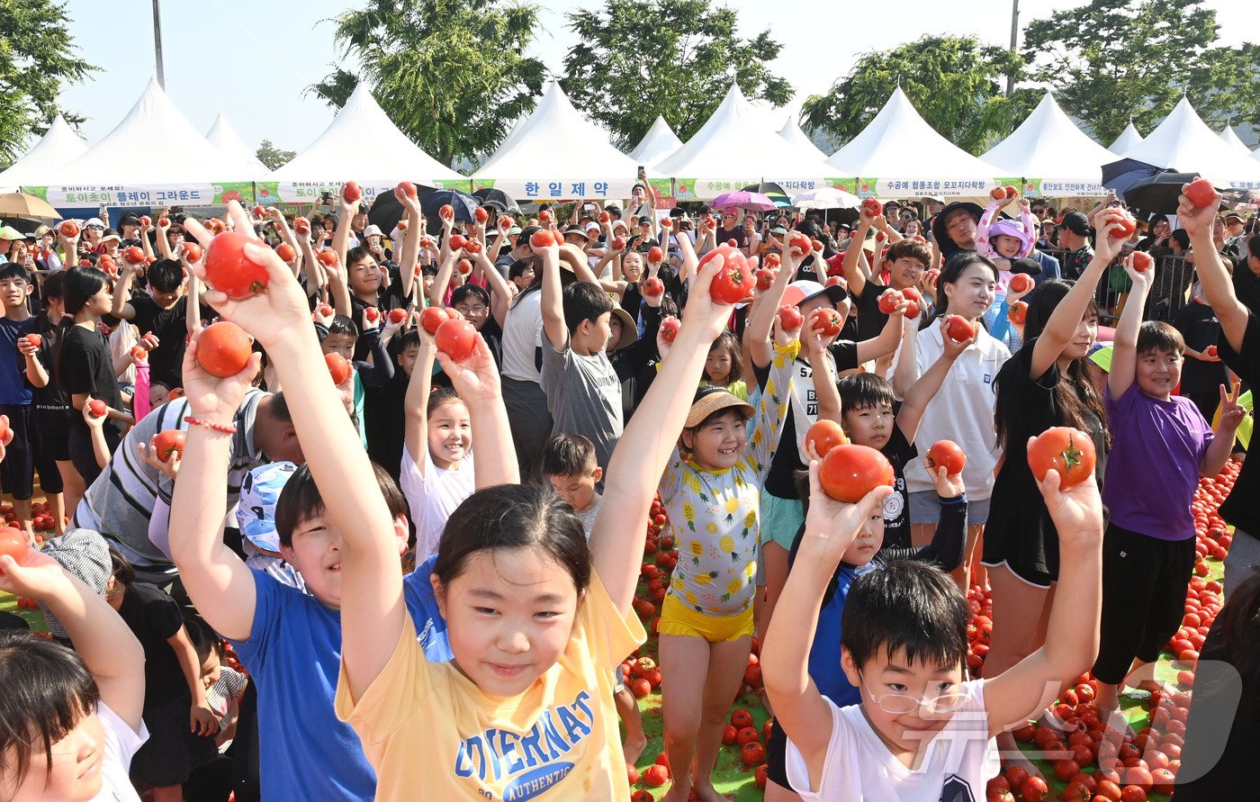 지난해 열린 제 21회 퇴촌 토마토축제 때 모습.&#40;광주시 제공&#41;