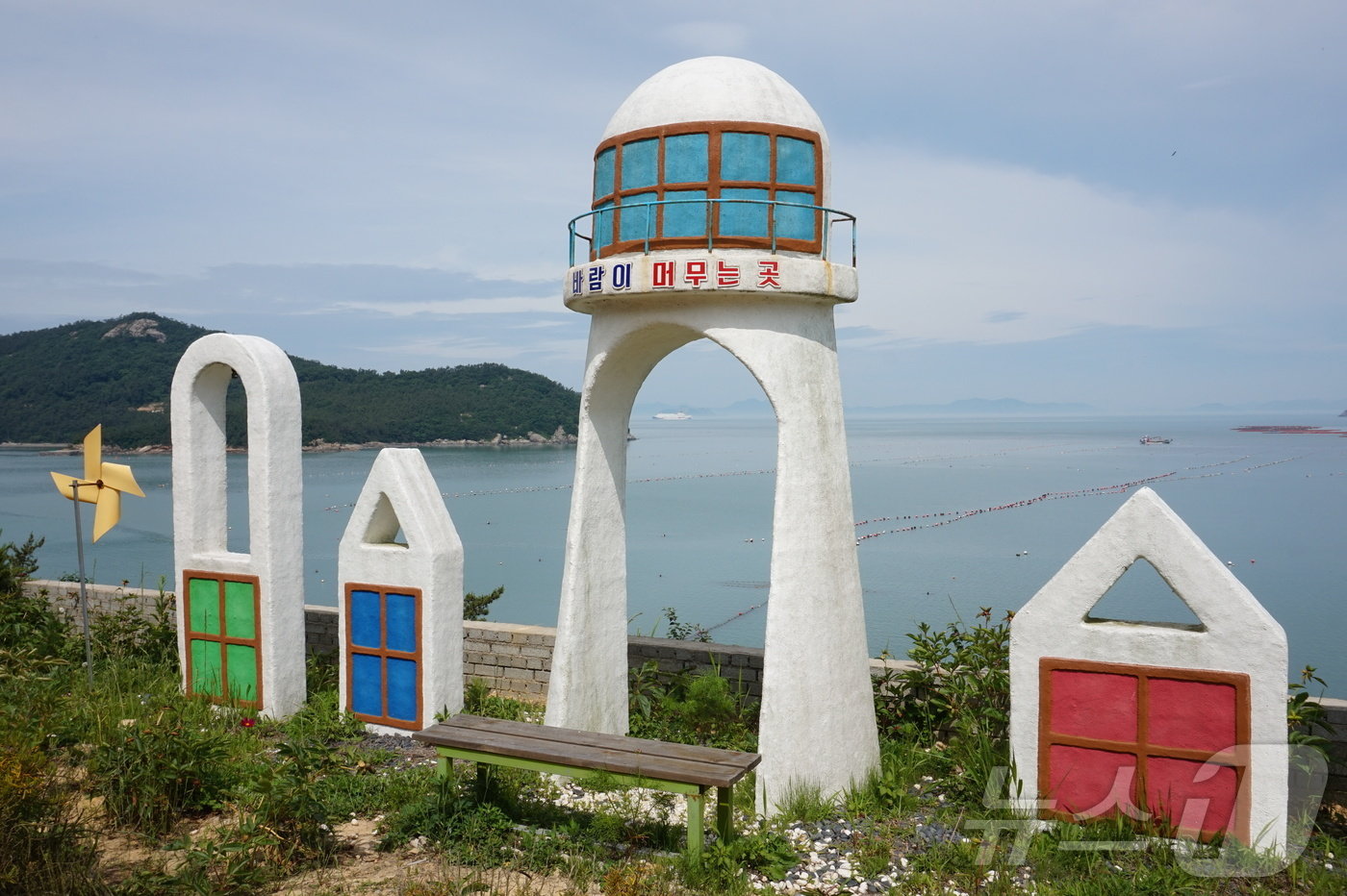 본문 이미지 - '수유리 명품공원'의 포토 존 '바람이 머무는 곳' 2024.6.13./뉴스1 ⓒ News1 조영석 기자