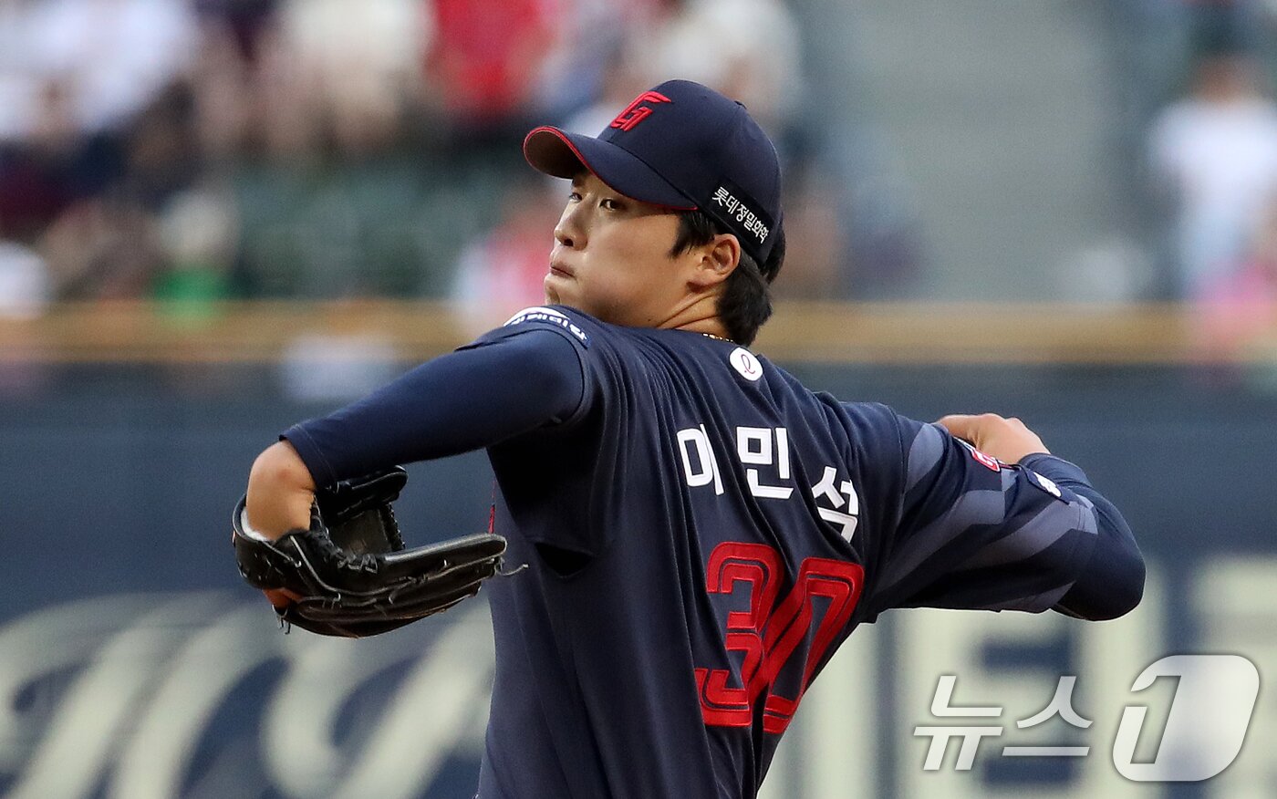 본문 이미지 - 롯데 자이언츠 투수 이민석. 뉴스1 DB ⓒ News1 이승배 기자