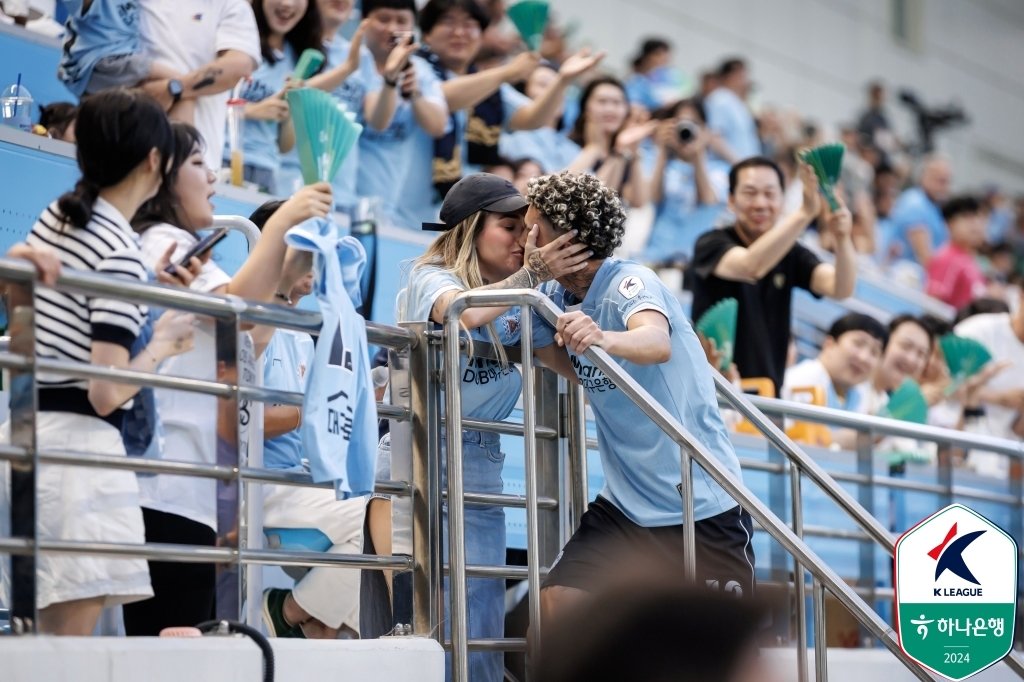 대구FC의 벨톨라&#40;프로축구연맹 제공&#41; 