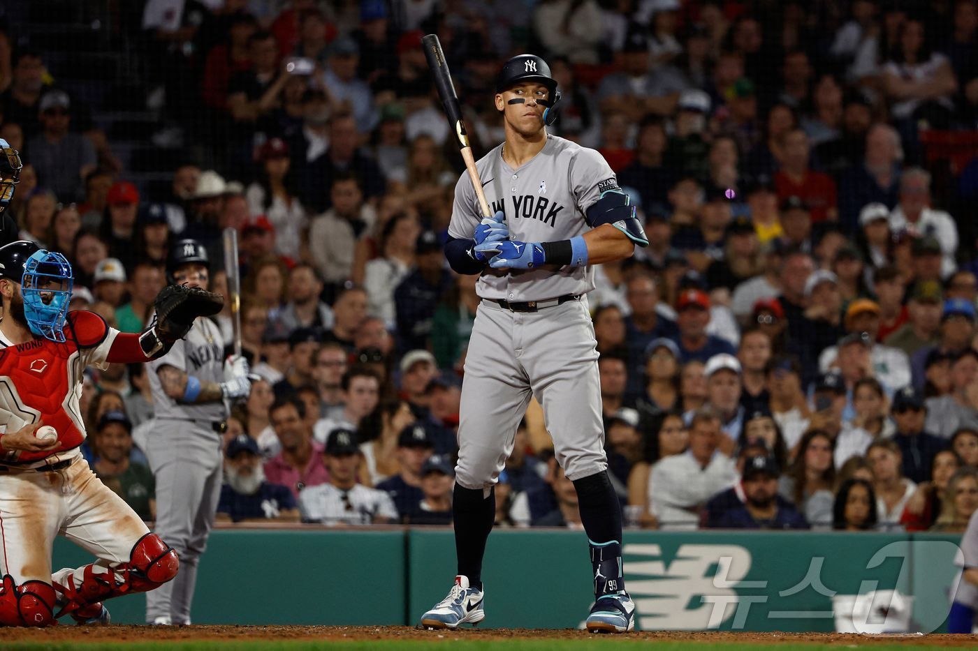 뉴욕 양키스 애런 저지가 MLB 아메리칸리그 6월 올해의 선수에 선정됐다.ⓒ AFP=뉴스1