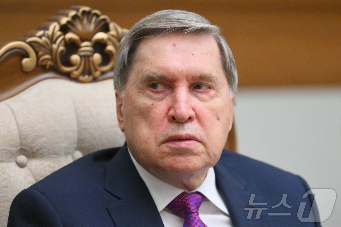 본문 이미지 - 유리 우샤코프 러시아 크렘린궁 외교정책보좌관. 2024.06.20 ⓒ AFP=뉴스1 ⓒ News1 우동명 기자