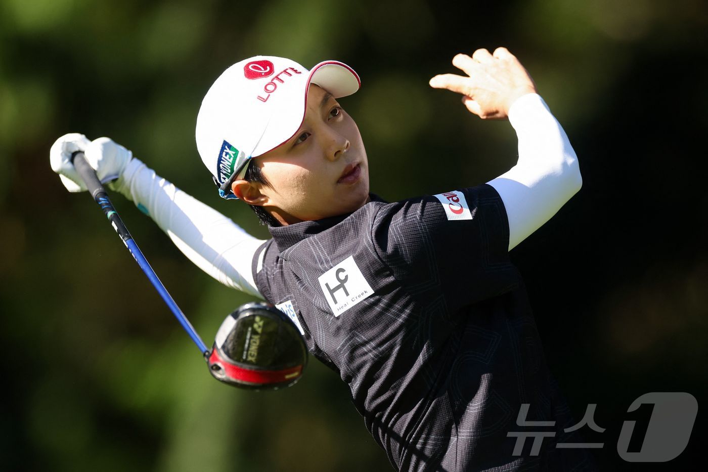 미국여자프로골프&#40;LPGA&#41; 투어의 김효주. ⓒ AFP=뉴스1