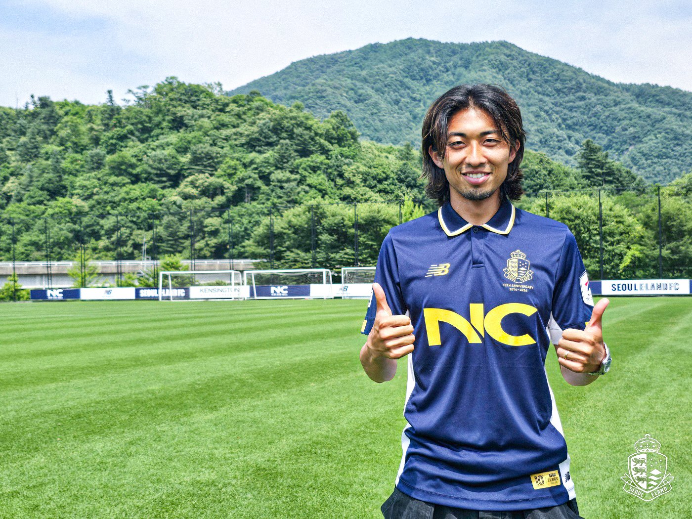 본문 이미지 - 트레이드를 통해 서울이랜드FC에 입단한 카즈키. (서울이랜드FC 제공)