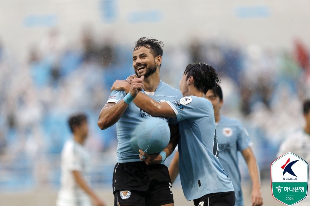 대구FC가 22일 열린 하나은행 K리그1 2024 18라운드에서 전북 현대를 3-0으로 완파했다. &#40;한국프로축구연맹 제공&#41;