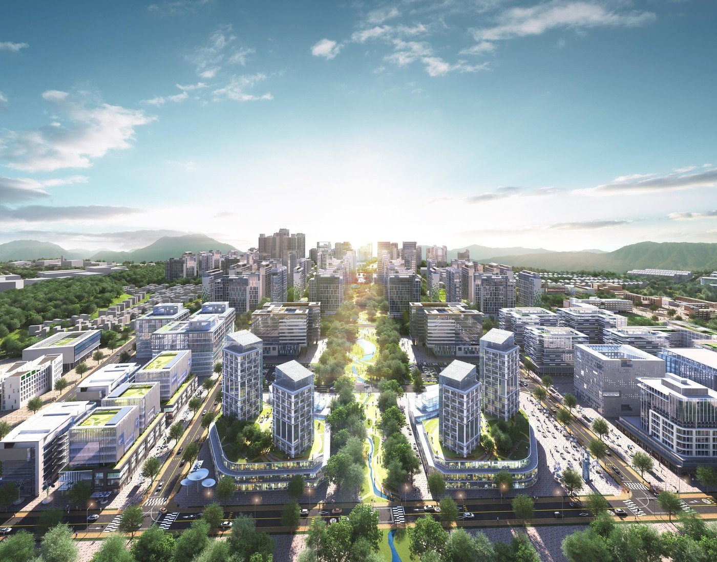 본문 이미지 - 김포환경재생혁신복합단지 조감도.(김포시 제공)