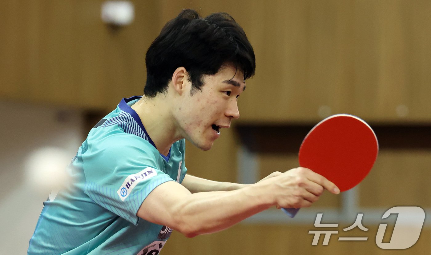 본문 이미지 - 탁구 남자 단식에 출격하는 장우진. /뉴스1 DB ⓒ News1 이동해 기자