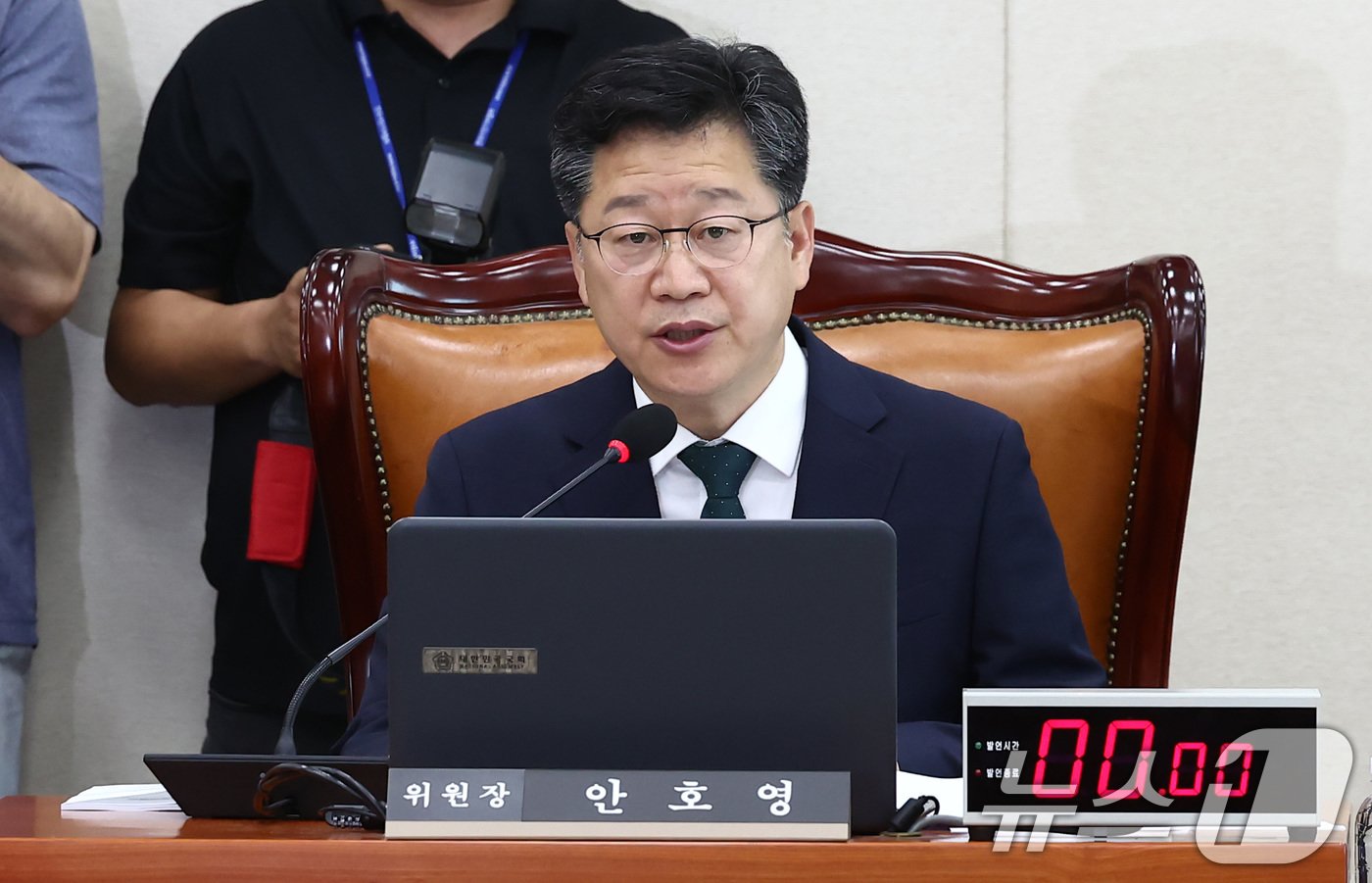 안호영 의원. 안 의원은 일방적인 통합 추진에 대해 반대했다. 2024.6.27/뉴스1 ⓒ News1 김민지 기자