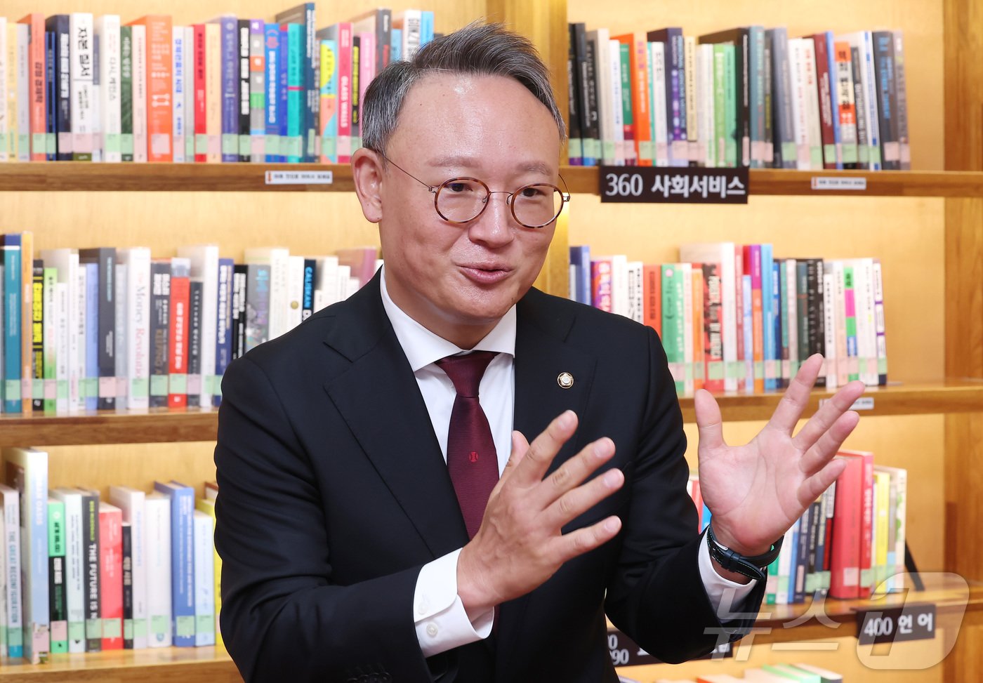 본문 이미지 - 안상훈 국민의힘 의원이 3일 서울 여의도 국회에서 뉴스1과 인터뷰를 하고 있다. 2024.6.3/뉴스1 ⓒ News1 김민지 기자