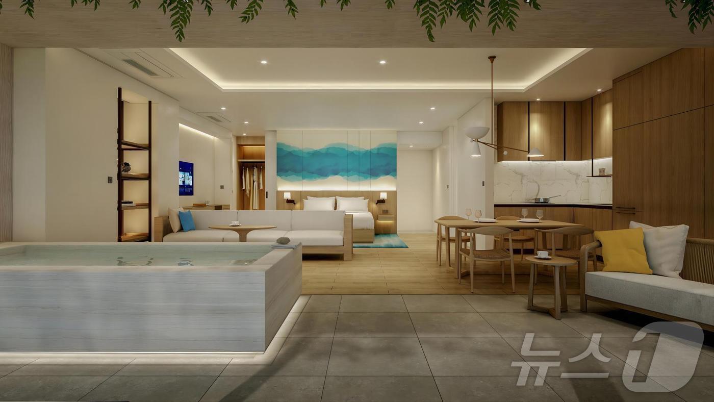 본문 이미지 - 카시아 속초 호텔 객실 전경.(카시아 속초 제공) 2024.5.28/뉴스1