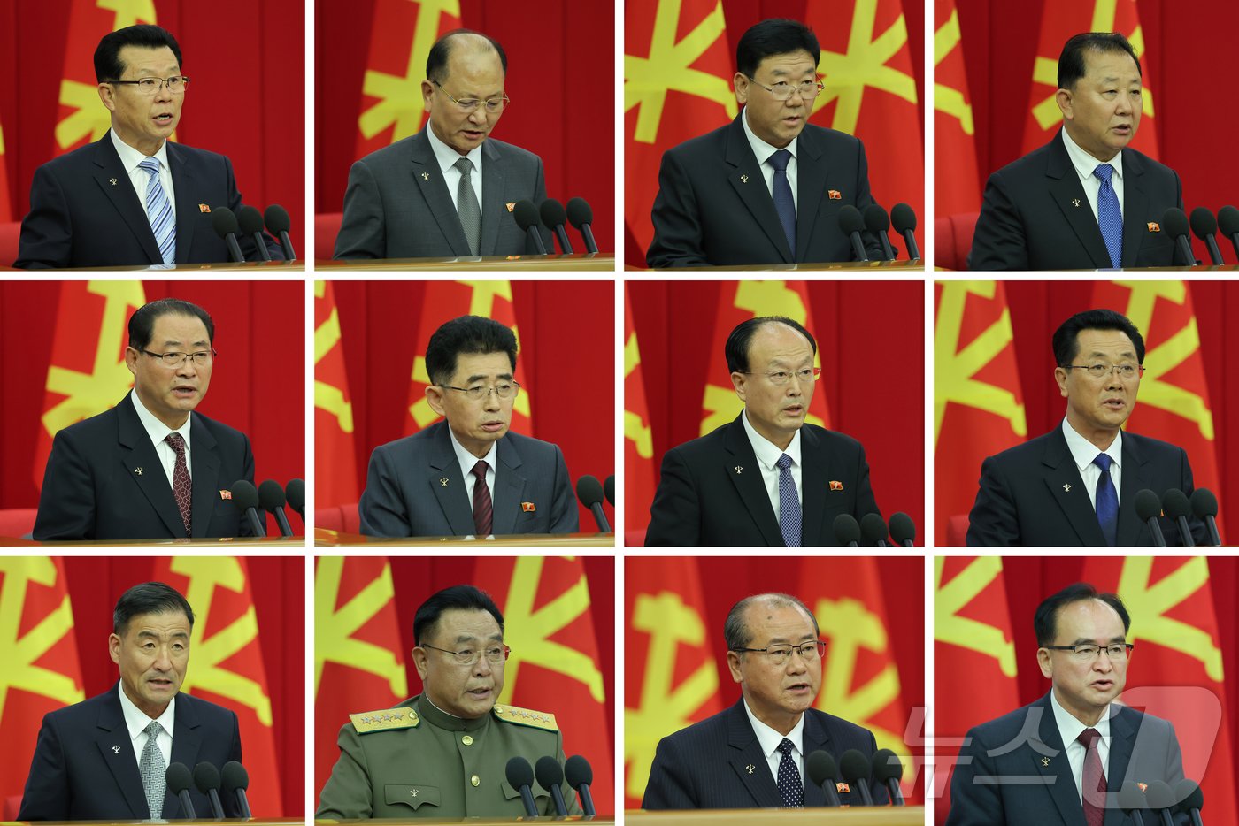 본문 이미지 - (평양 노동신문=뉴스1) = 북한 간부들. 재배포 금지. DB 금지. For Use Only in the Republic of Korea. Redistribution Prohibited] rodongphoto@news1.kr