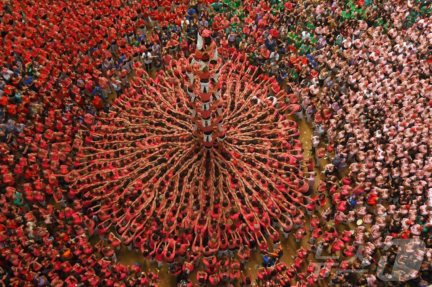 바르셀로나의 메르세 축제ⓒ AFP=뉴스1