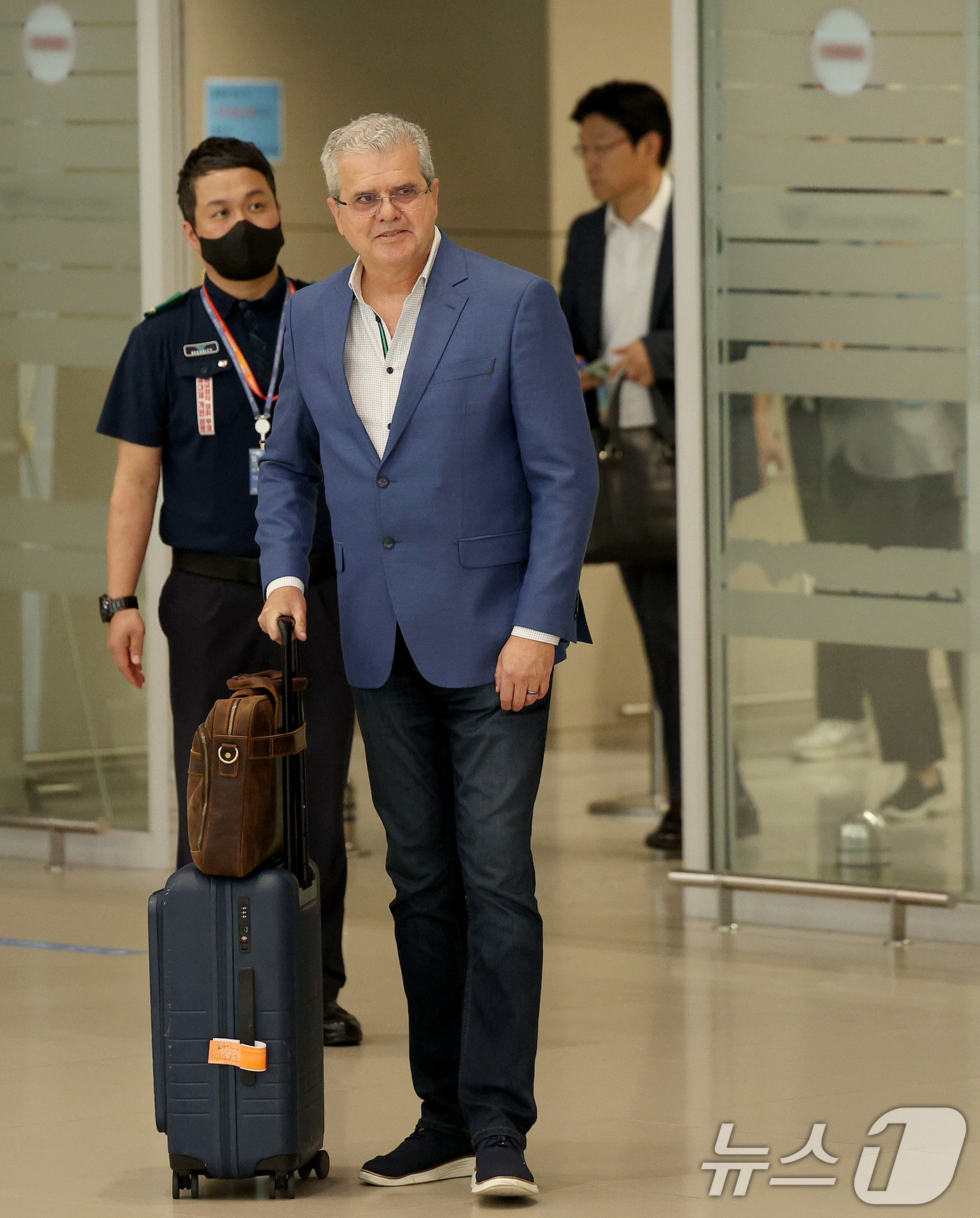 (인천공항=뉴스1) 장수영 기자 = 포항 영일만 일대에 석유 및 가스가 매장돼 있을 가능성이 높다고 분석한 액트지오(Act-Geo)의 비토르 아브레우(Vitor Abreu) 고문이 …