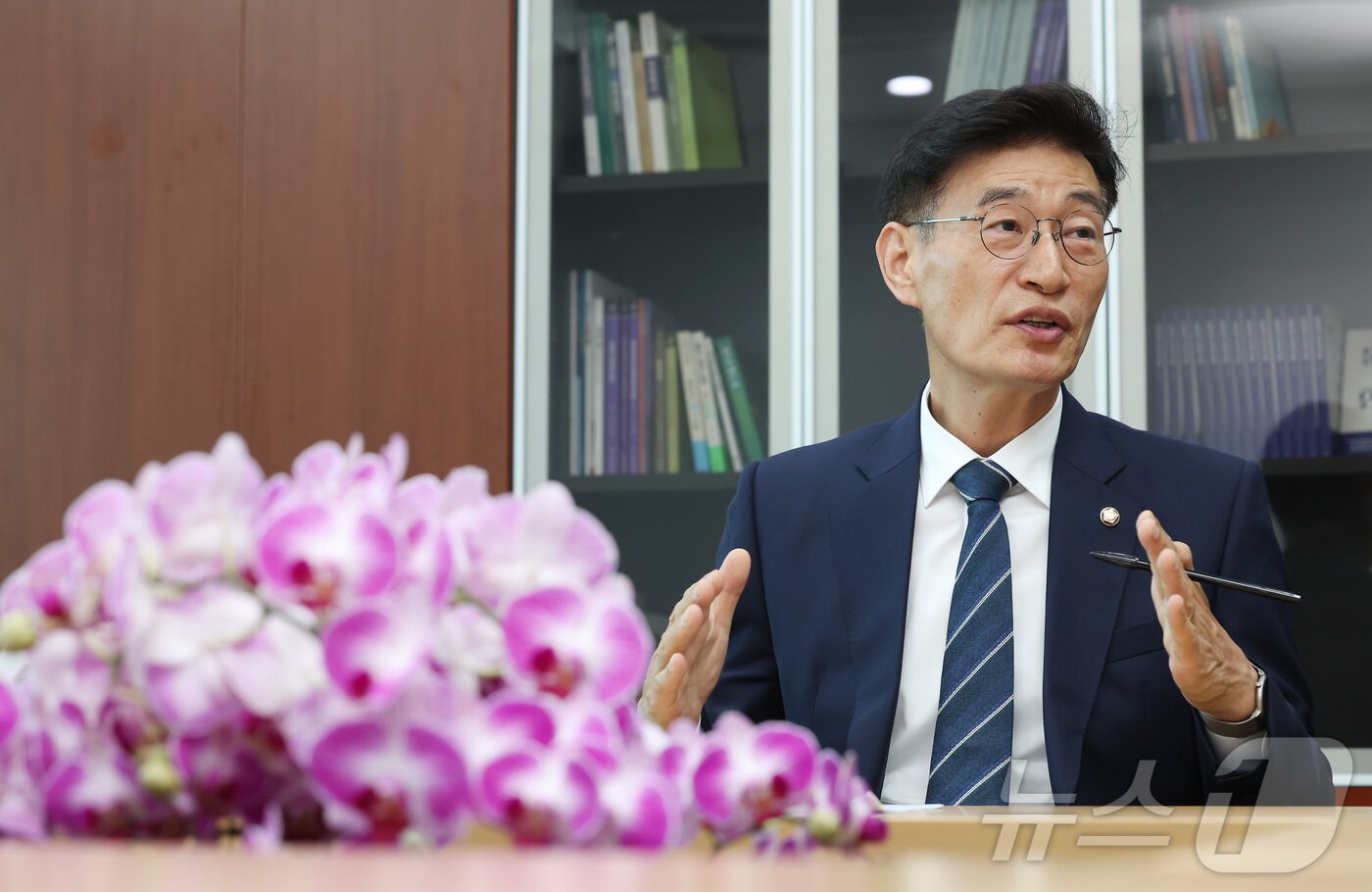 본문 이미지 - 문대림 더불어민주당 의원이 5일 오전 서울 여의도 국회 의원회관에서 뉴스1과 인터뷰를 하고 있다. 2024.6.5/뉴스1 ⓒ News1 김민지 기자