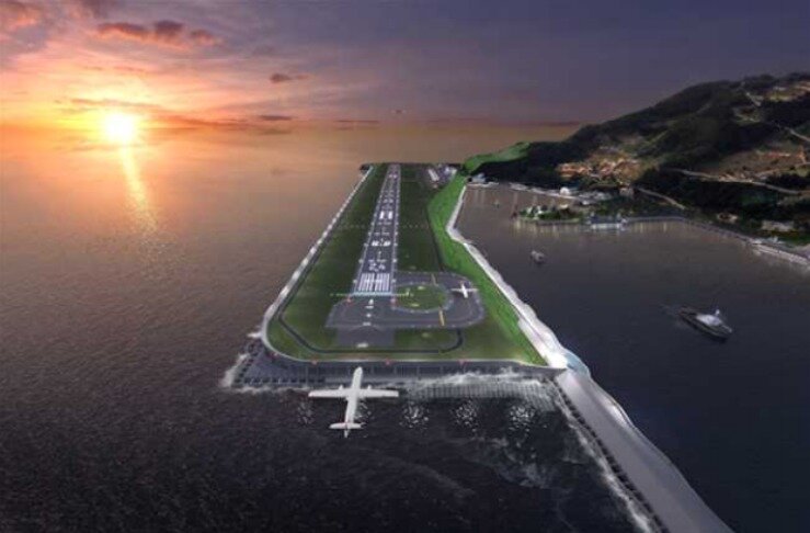 본문 이미지 - 울릉공항 조감도.&#40;국토교통부 제공&#41;