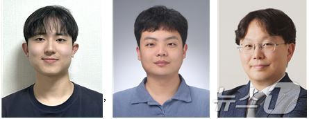 본문 이미지 - 왼쪽부터 KAIST 화학과 윤태식 학사과정 학생, 김태완 석박사통합과정 학생, 한순규 교수. /뉴스1