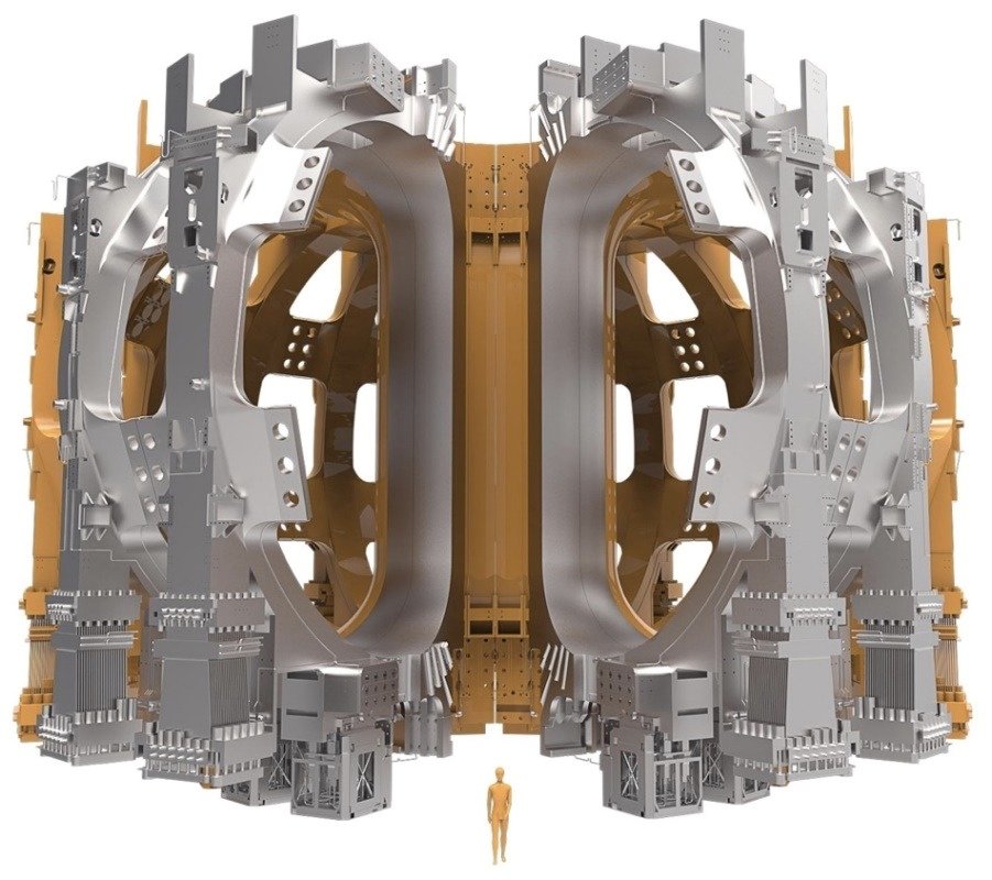 국제핵융합실험로&#40;ITER&#41; 코일 및 장치 가상도. 사람 그림은 장치 크기 비교 목적. &#40;Credit:ITER&#41; 2024.07.01 /뉴스1