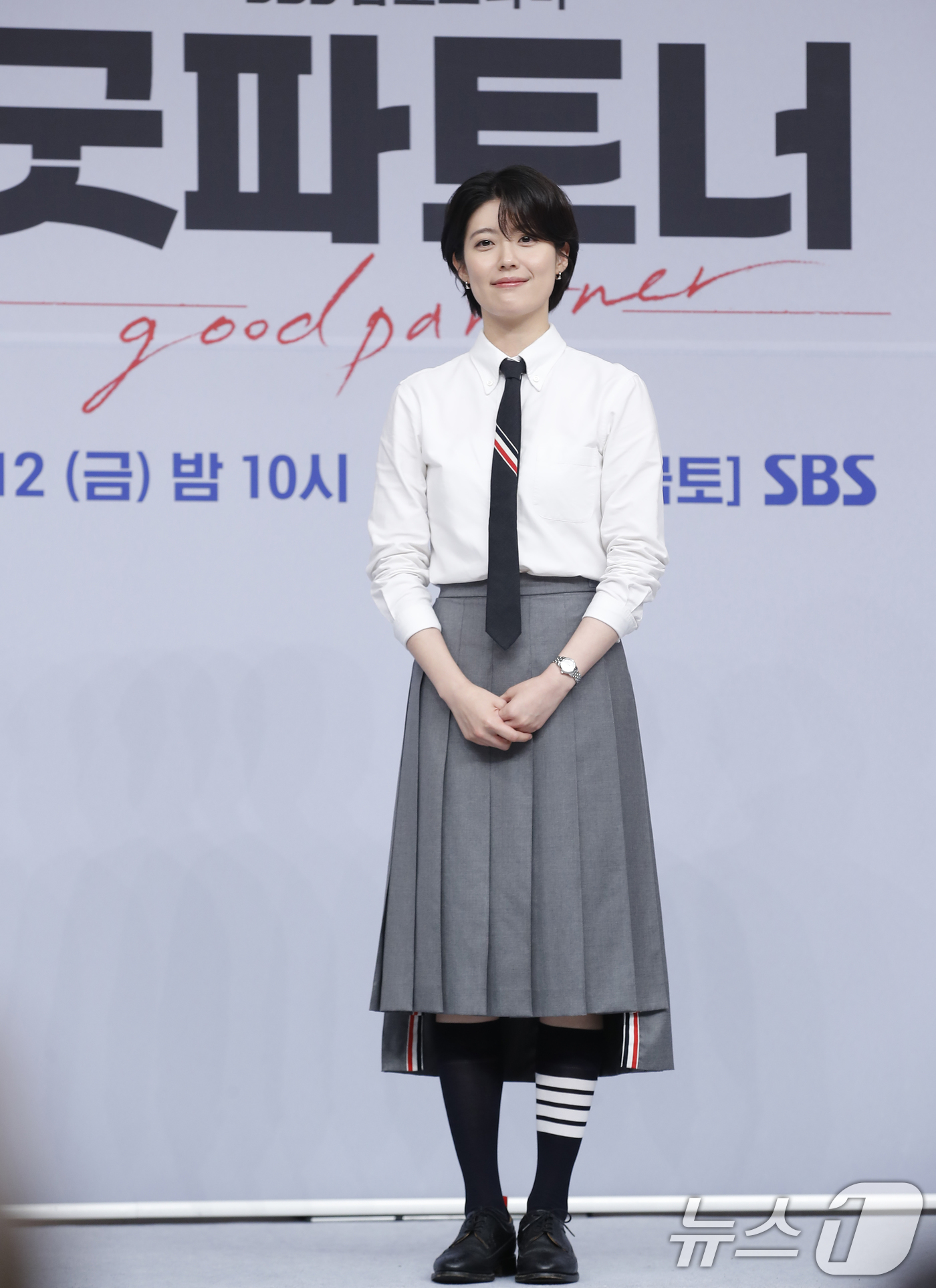 (서울=뉴스1) 권현진 기자 = 배우 남지현이 10일 서울 양천구 목동SBS에서 열린 새 금토드라마 '굿파트너'(극본 최유나/ 연출 김가람) 제작발표회에서 포즈를 취하고 있다.'굿 …