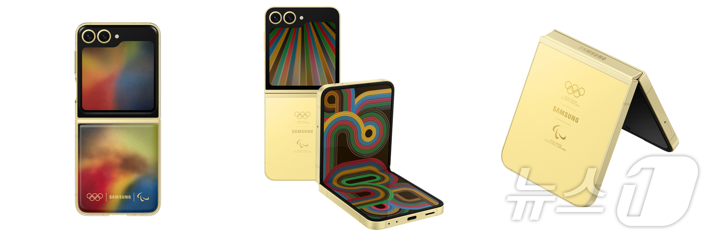 (서울=뉴스1) 이승배 기자 = 삼성전자가 10일(현지시간) 프랑스 파리에서 열린 '갤럭시 언팩 2024(Galaxy Unpacked 2024)' 행사에서 파리 올림픽·패럴림픽 참 …