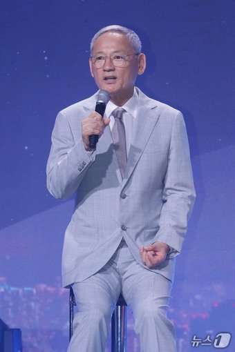 본문 이미지 - 유인촌 문화체육관광부 장관이 11일 서울 용산구 그랜드하얏트호텔에서 열린 2024년 한국관광 명예홍보대사 위촉식에서 인사말을 하고 있다. (공동취재) 2024.7.11/뉴스1 ⓒ News1 오대일 기자