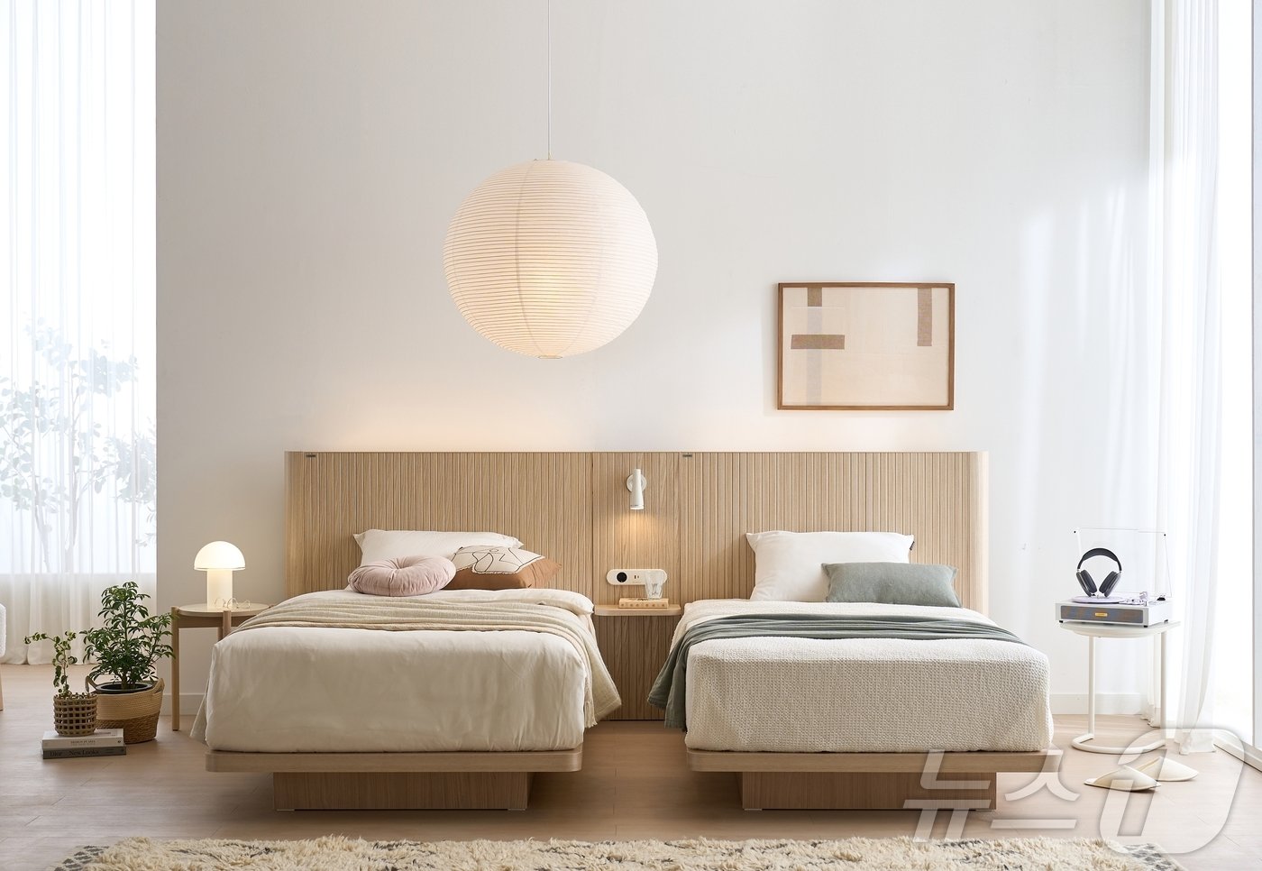 본문 이미지 - 현대리바트 트윈 베드 이미지 &#40;현대리바트 제공&#41;