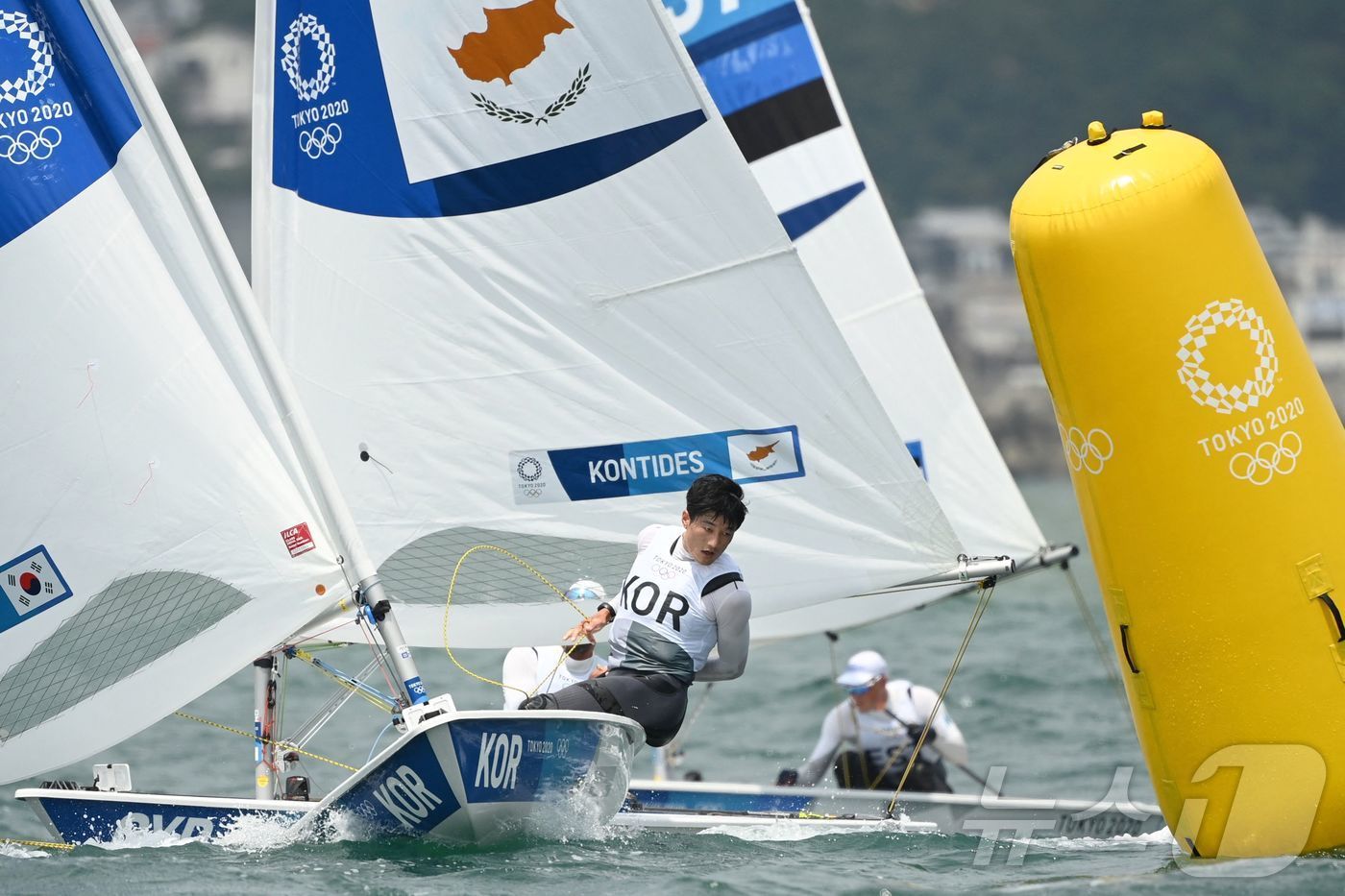 본문 이미지 - 도쿄 올림픽 당시 하지민. ⓒ AFP=뉴스1