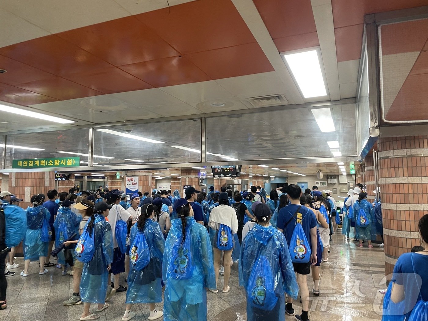 본문 이미지 - 귀가하는 관람객.(독자제공)