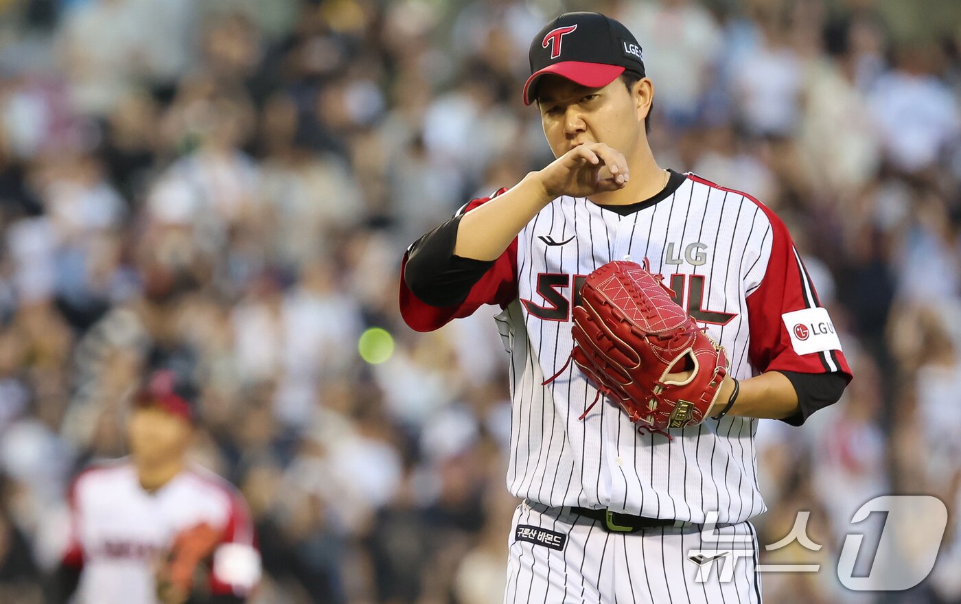 본문 이미지 - LG 트윈스 마무리 투수 유영찬. 뉴스1 DB ⓒ News1 김도우 기자