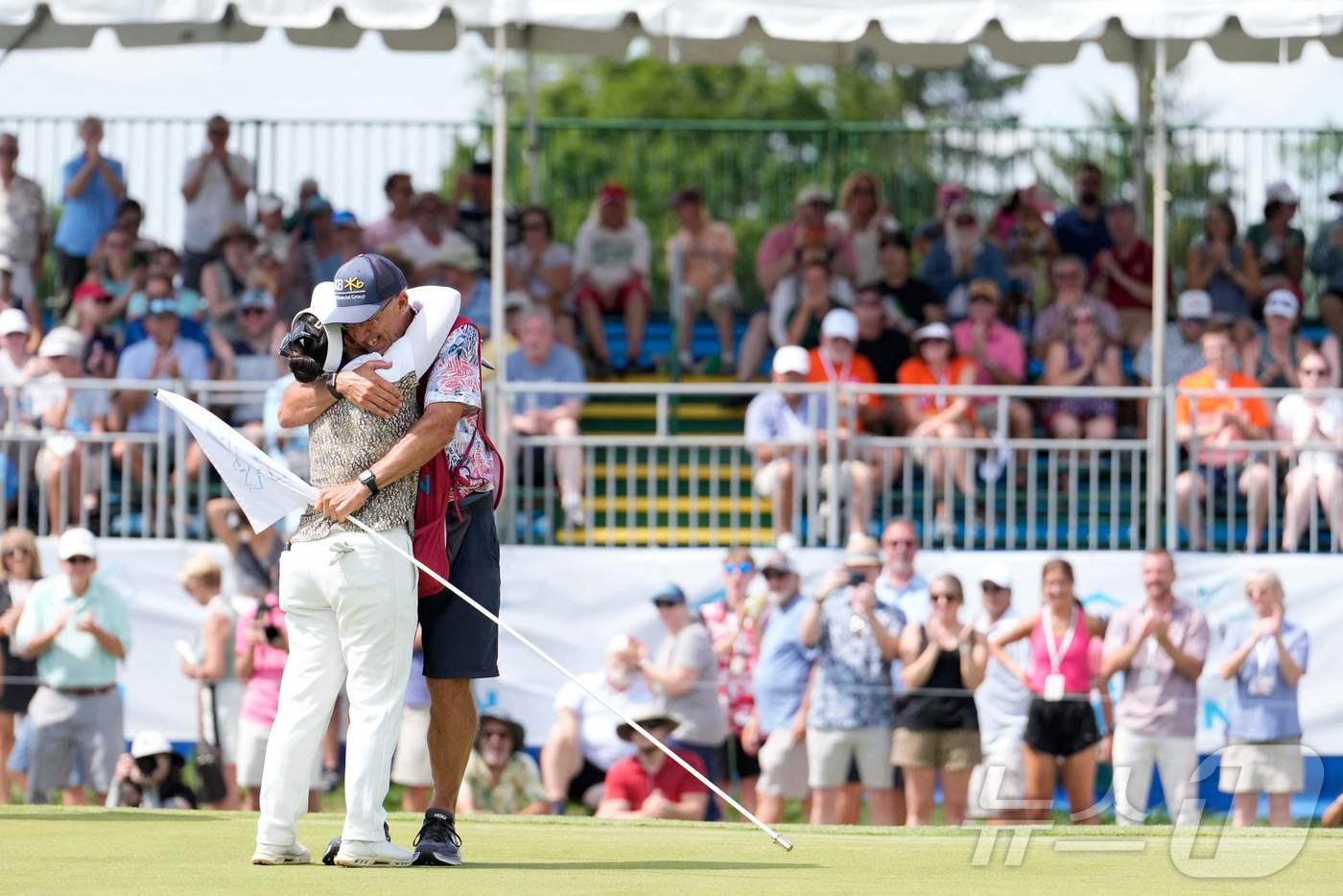 (실베이니아 AFP=뉴스1) 우동명 기자 = 태국의 짠네티 완나센이 21일 (현지시간) 오하이오주 실베이니아의 하일랜드 메도스 골프클럽에서 열린 LPGA 투어 데이나 오픈서 통산 …