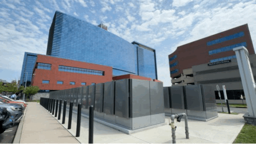 본문 이미지 - 미국 스탬퍼드(Stamford Hospital) 병원 내 연료전지시설 SMH000(2.0MW)의 모습. 2024.7.17/뉴스1 ⓒ News1 한지명 기자