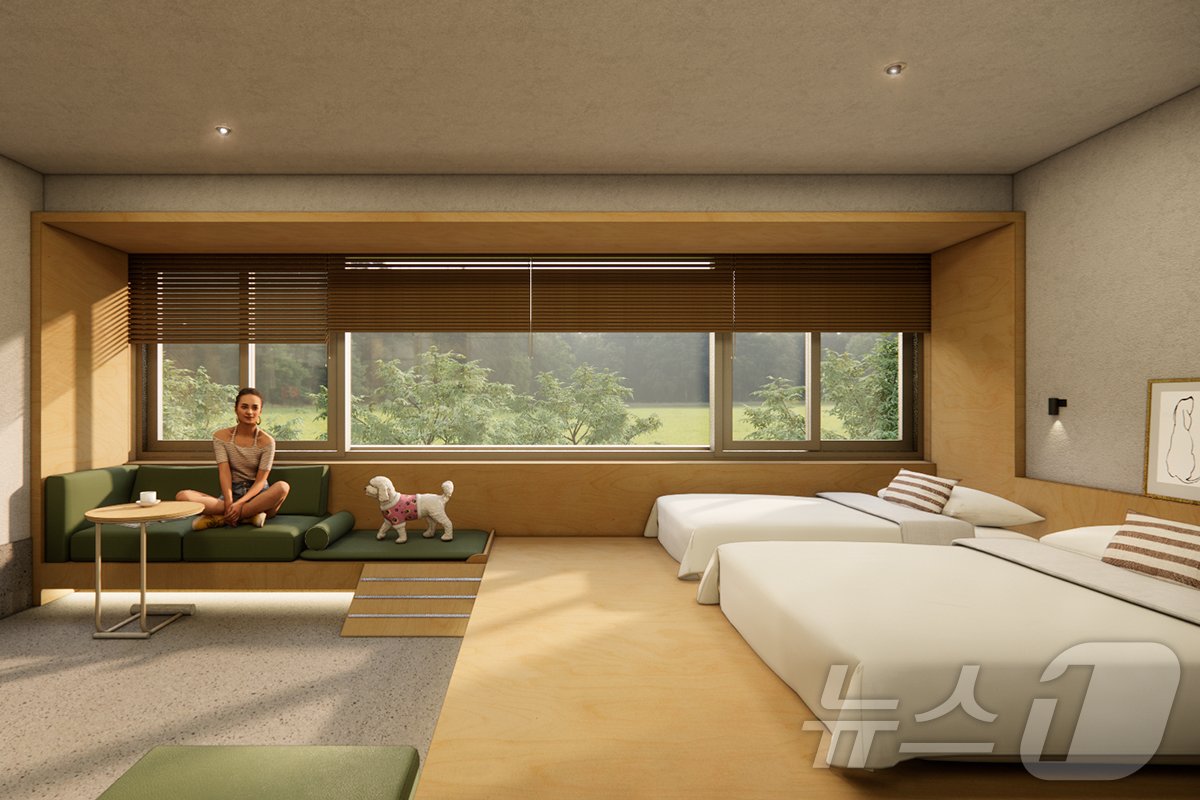 본문 이미지 - 키녹 객실 조감도&#40;교원그룹 제공&#41;