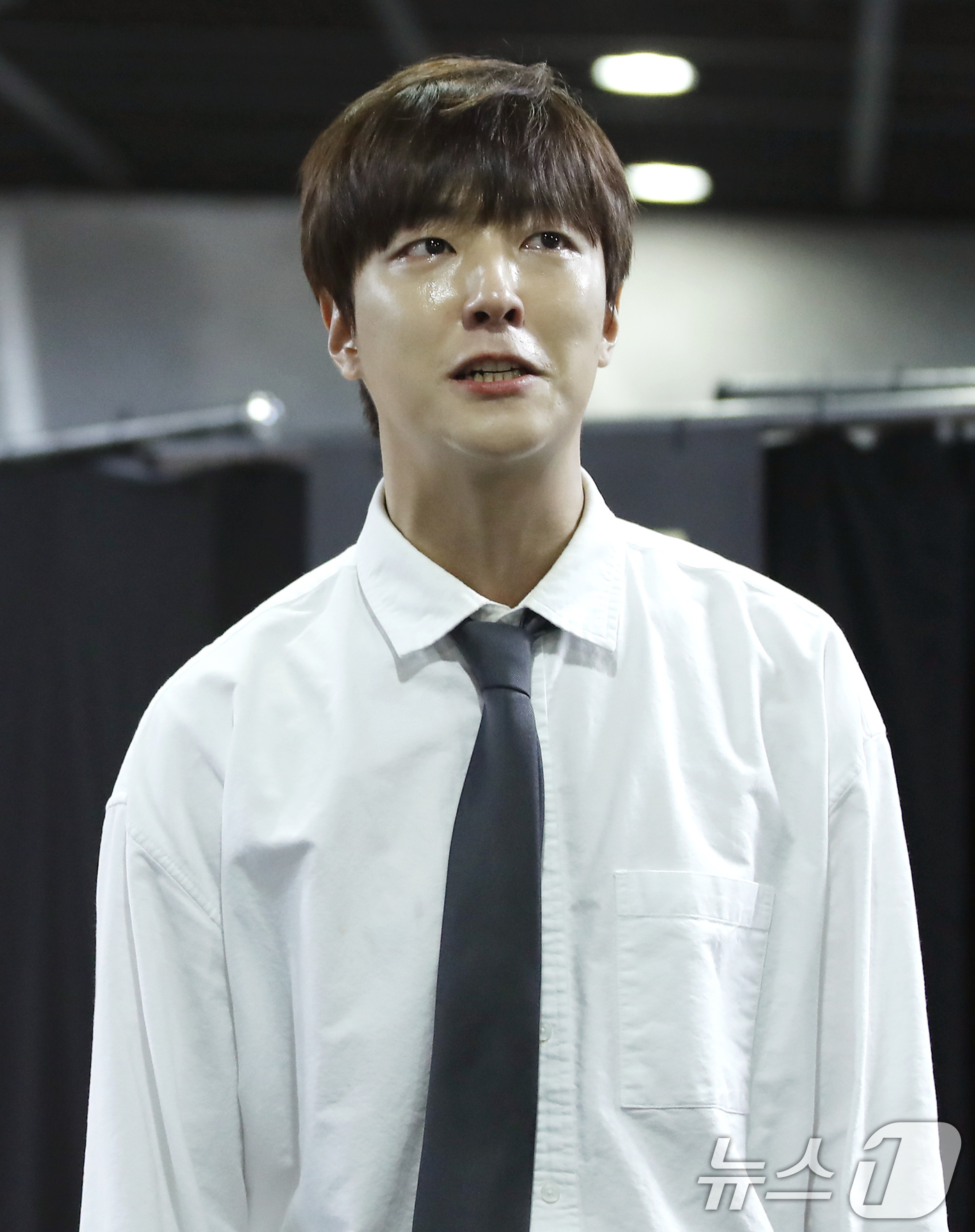 (서울=뉴스1) 권현진 기자 = 배우 이유진이 24일 서울 강북구 미아운정그린캠퍼스에서 열린 연극 ‘엔젤스 인 아메리카’ 연습실 현장 공개에서 열연을 펼치고 있다.‘엔젤스 인 아메 …