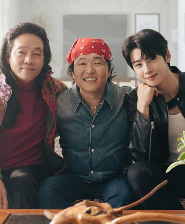 본문 이미지 - 박지환(왼쪽부터), 싸이, 차은우