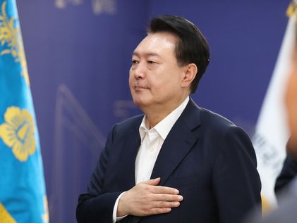 尹 대통령 "한계 뛰어넘는 국가대표 도전 계속…국민과 한마음 응원"