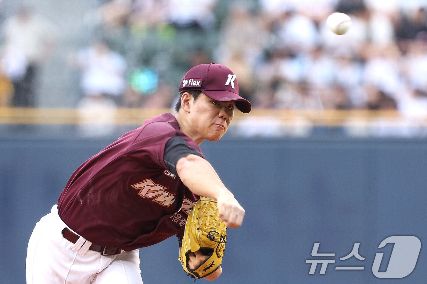 본문 이미지 - 키움 히어로즈 투수 김윤하. 2024.7.25/뉴스1 ⓒ News1 신웅수 기자