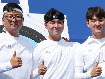 韓 양궁은 역시 세계 1위…분위기 좋은 男 대표팀