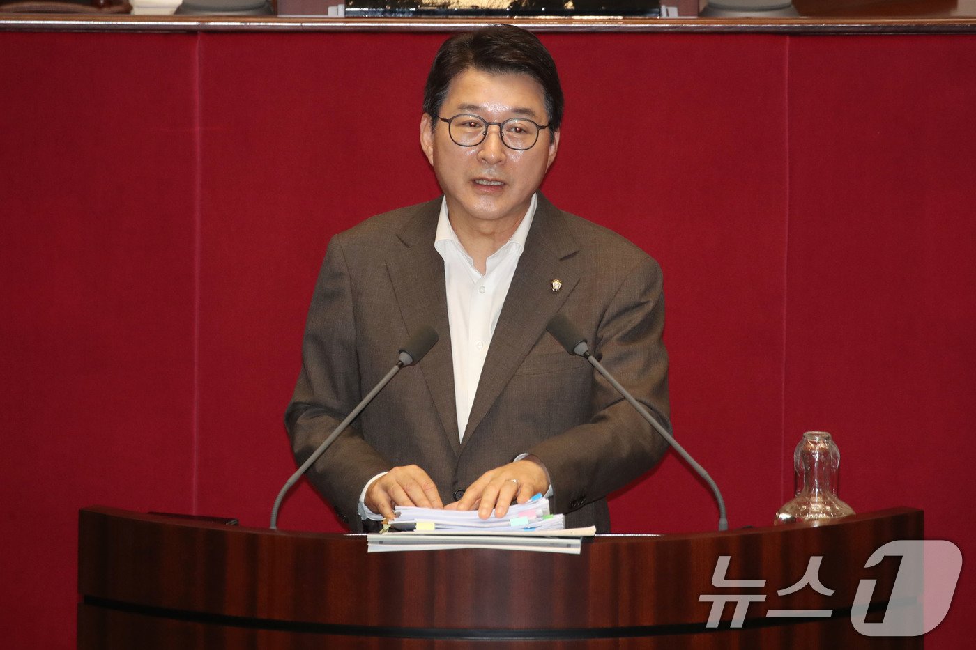 본문 이미지 - 신동욱 국민의힘 의원이2024.7.26/뉴스1 ⓒ News1 이광호 기자