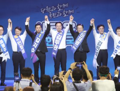 [속보] 민주 최고위원 경남 경선, 김민석 19.7% 1위…2위 정봉주·3위 한준호