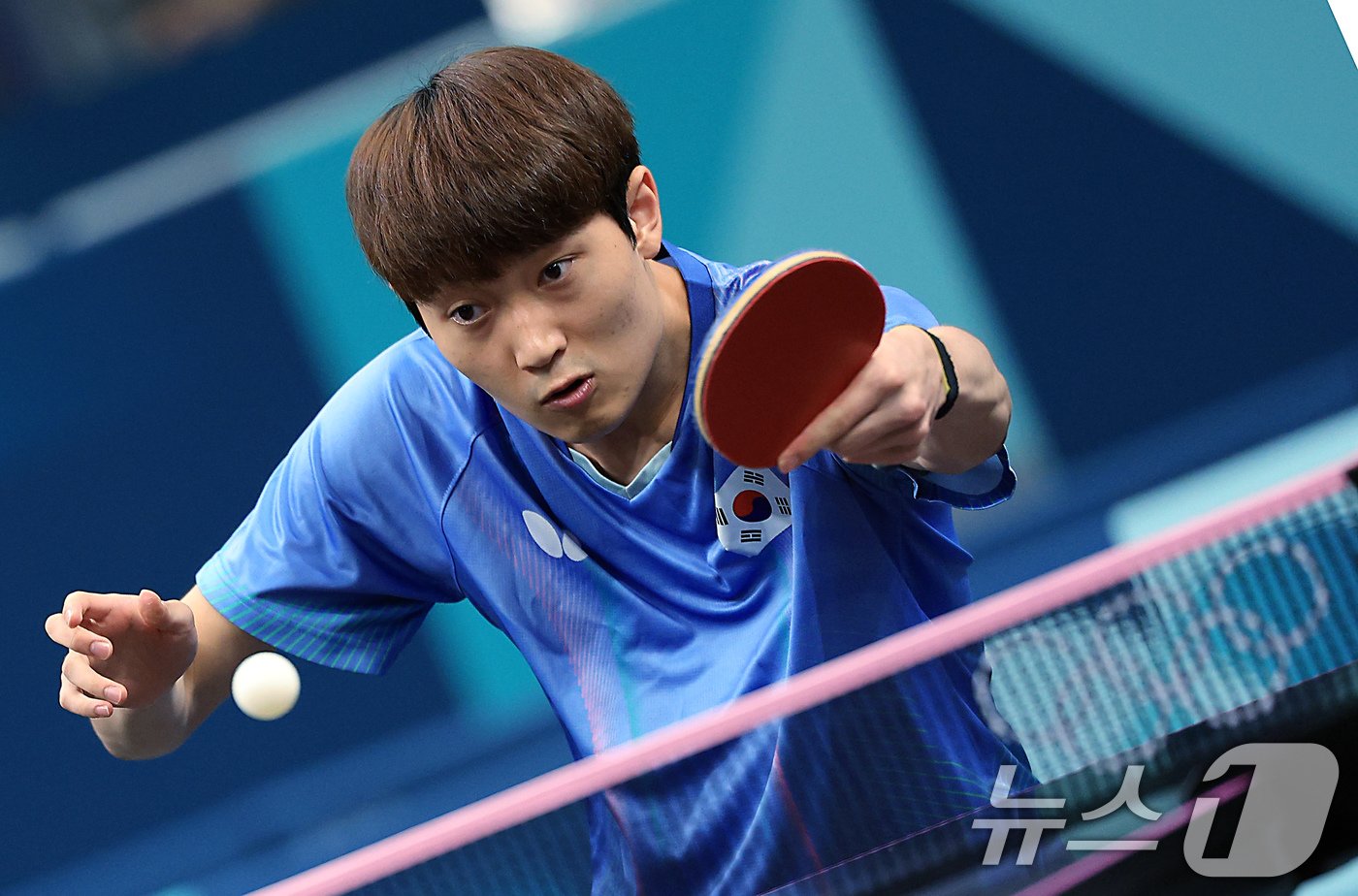 본문 이미지 - 대한민국 탁구 대표팀 조대성2024.7.28/뉴스1 ⓒ News1 박정호 기자