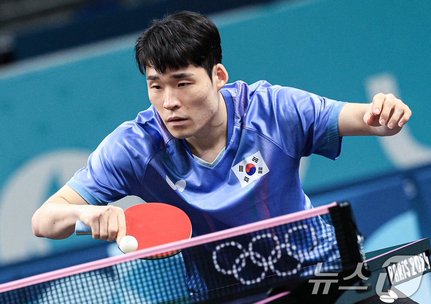 본문 이미지 - 대한민국 탁구 대표팀 장우진 2024.7.28/뉴스1 ⓒ News1 박정호 기자