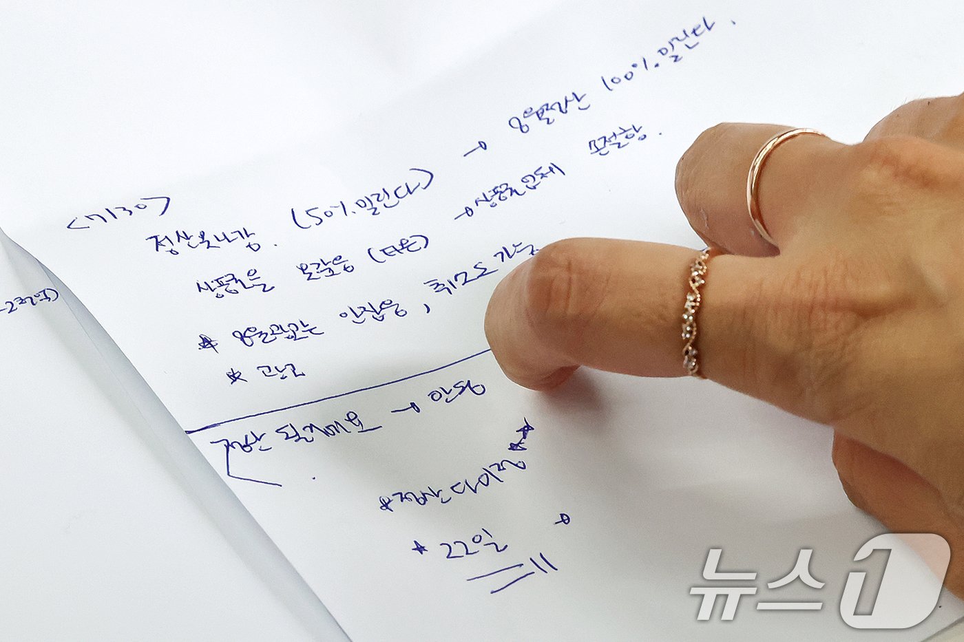 본문 이미지 - 티몬과 위메프의 '판매 대금 미정산 사태'로 소비자들의 불안이 계속되고 있는 29일 오전 서울 강남구 위메프 본사 사무실에 미정산 사태를 예고하는 내용이 적힌 직원들의 노트가 펼쳐져 있다. 2024.7.29/뉴스1 ⓒ News1 민경석 기자