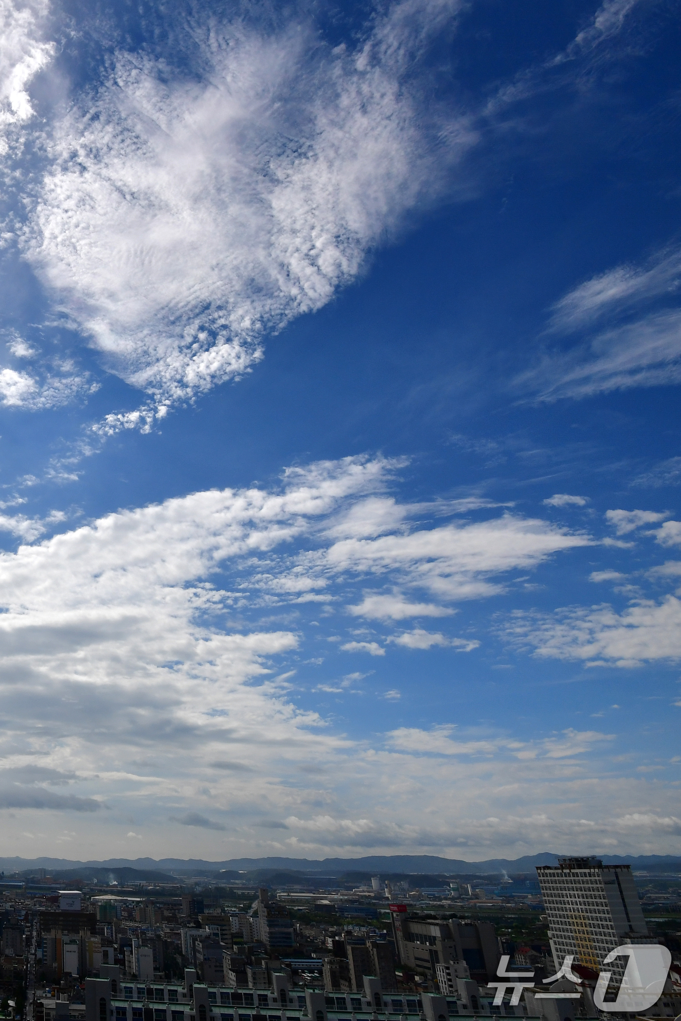 (포항=뉴스1) 최창호 기자 = 장마 구름이 잠시 물러난 3일 오전 경북 포항시 전역에 푸른 하늘이 펼쳐지고 있다. 2024.7.3/뉴스1