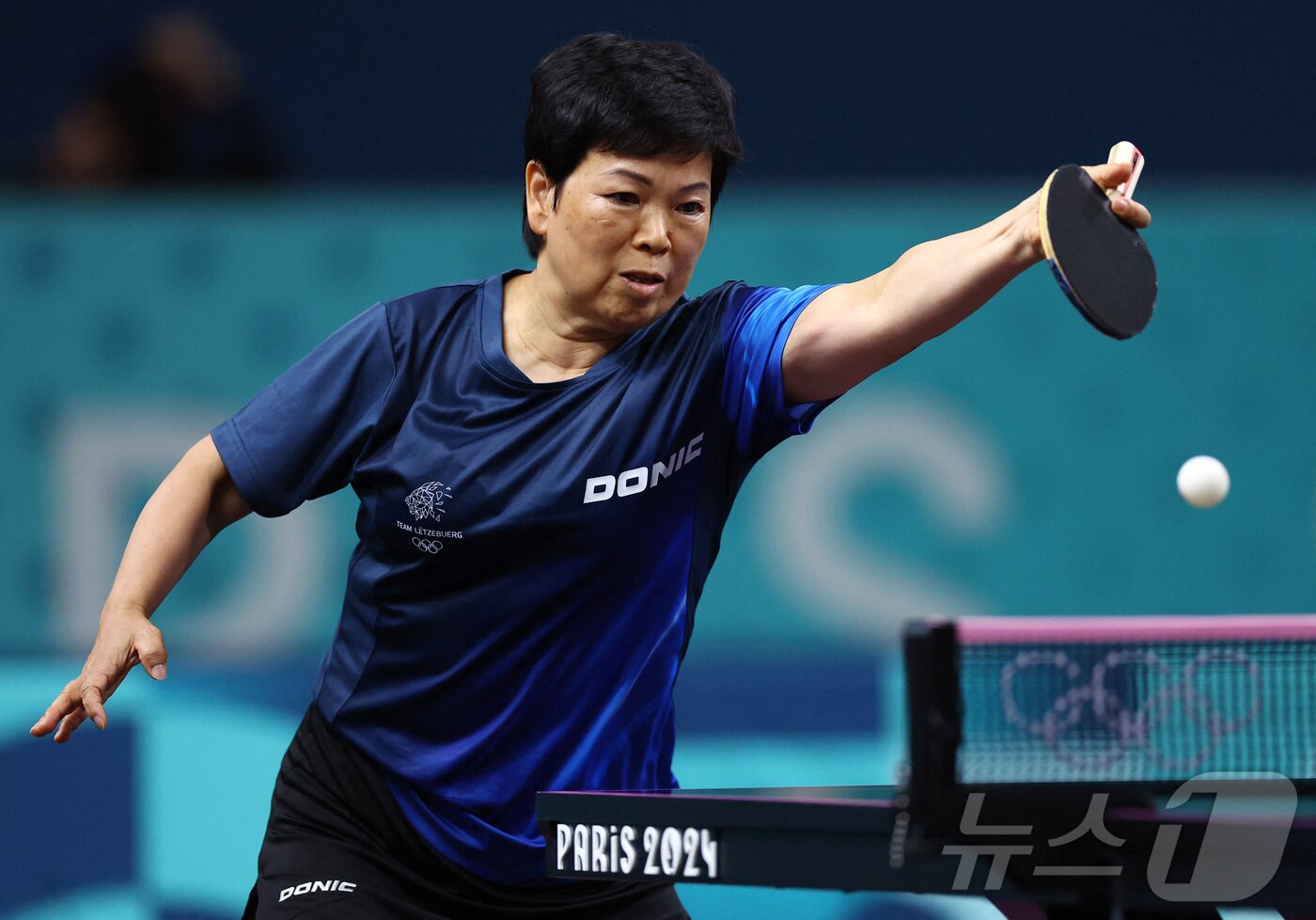 본문 이미지 - 리샤롄이 플레이하고 있는 모습. ⓒ 로이터=뉴스1 ⓒ News1 박형기 기자