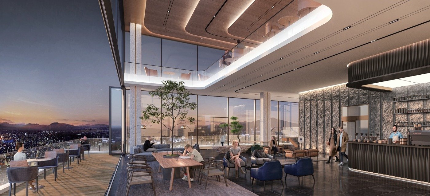 본문 이미지 - 대우건설 개포써밋187 스카이라운지 조감도.&#40;대우건설 제공&#41;